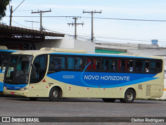 Viação Novo Horizonte 1020311 na cidade de Vitória da Conquista, Bahia, Brasil, por Cleiton Rodrigues. ID da foto: 9614894.