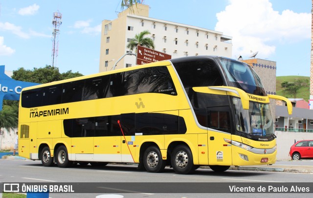 Viação Itapemirim 17021 na cidade de Aparecida, São Paulo, Brasil, por Vicente de Paulo Alves. ID da foto: 9612382.