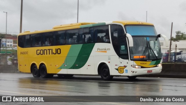 Empresa Gontijo de Transportes 14800 na cidade de Pouso Alegre, Minas Gerais, Brasil, por Danilo Danibus. ID da foto: 9614915.