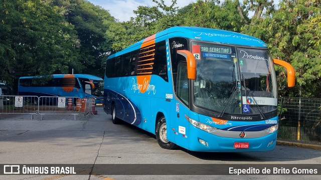 Empresa de Ônibus Pássaro Marron 5989 na cidade de São Paulo, São Paulo, Brasil, por Espedito de Brito Gomes. ID da foto: 9614074.