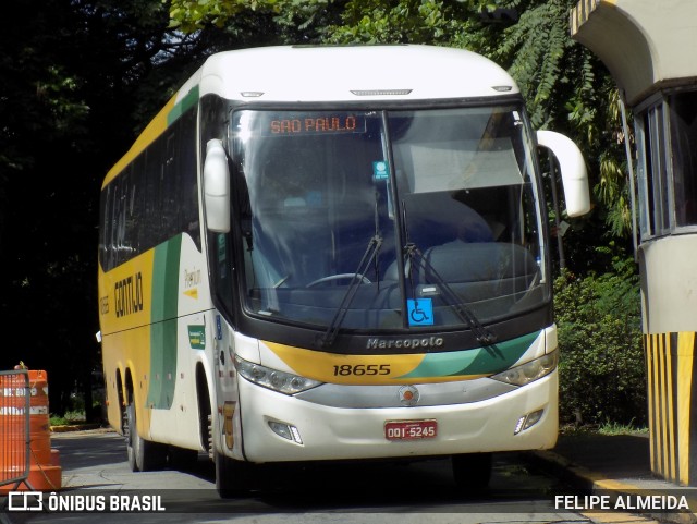 Empresa Gontijo de Transportes 18655 na cidade de São Paulo, São Paulo, Brasil, por FELIPE ALMEIDA. ID da foto: 9612057.