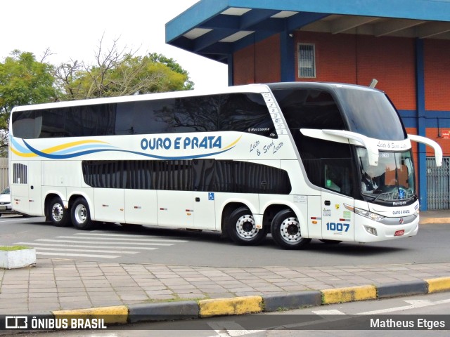 Viação Ouro e Prata 1007 na cidade de Porto Alegre, Rio Grande do Sul, Brasil, por Matheus Etges. ID da foto: 9613341.