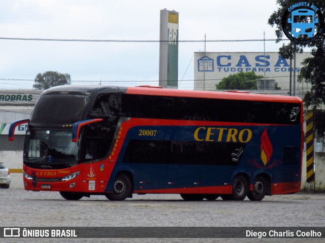 Viação Cetro 20007 na cidade de Vitória da Conquista, Bahia, Brasil, por Diego Charlis Coelho. ID da foto: 9615075.