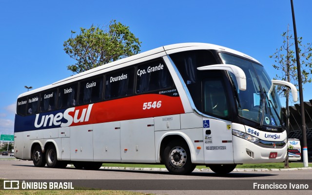 Unesul de Transportes 5546 na cidade de Florianópolis, Santa Catarina, Brasil, por Francisco Ivano. Número da foto: #9614641.