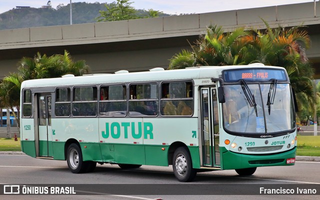 Jotur - Auto Ônibus e Turismo Josefense 1250 na cidade de Florianópolis, Santa Catarina, Brasil, por Francisco Ivano. Número da foto: #9614581.