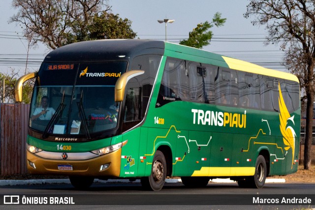 Viação Transpiauí 14030 na cidade de Brasília, Distrito Federal, Brasil, por Marcos Andrade. Número da foto: #9643828.