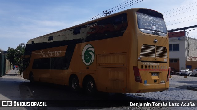 TranSantin JTGV66 na cidade de Estación Central, Santiago, Metropolitana de Santiago, Chile, por Benjamín Tomás Lazo Acuña. Número da foto: #9645749.