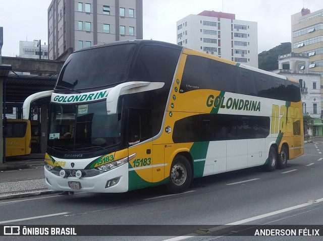 Empresa de Transporte Golondrina 15183 na cidade de Florianópolis, Santa Catarina, Brasil, por ANDERSON FÉLIX. ID da foto: 9643846.