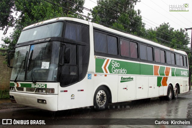 Cia. São Geraldo de Viação 11405 na cidade de Foz do Iguaçu, Paraná, Brasil, por Carlos Kircheim. Número da foto: #9644442.