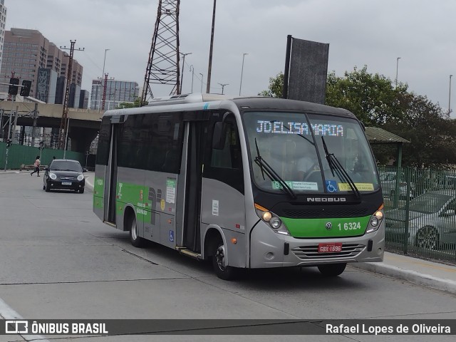 Transcooper > Norte Buss 1 6324 na cidade de São Paulo, São Paulo, Brasil, por Rafael Lopes de Oliveira. ID da foto: 9643131.