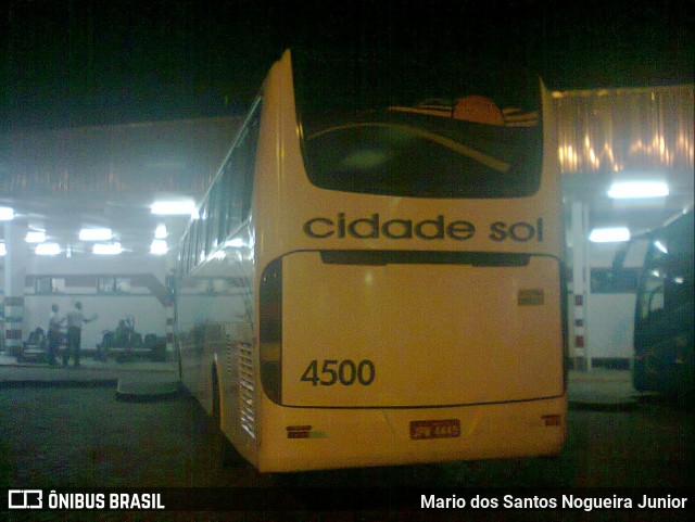 Viação Cidade Sol 4500 na cidade de Jequié, Bahia, Brasil, por Mario dos Santos Nogueira Junior. Número da foto: #9645011.