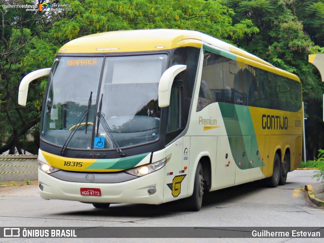 Empresa Gontijo de Transportes 18315 na cidade de São Paulo, São Paulo, Brasil, por Guilherme Estevan. ID da foto: 9645630.