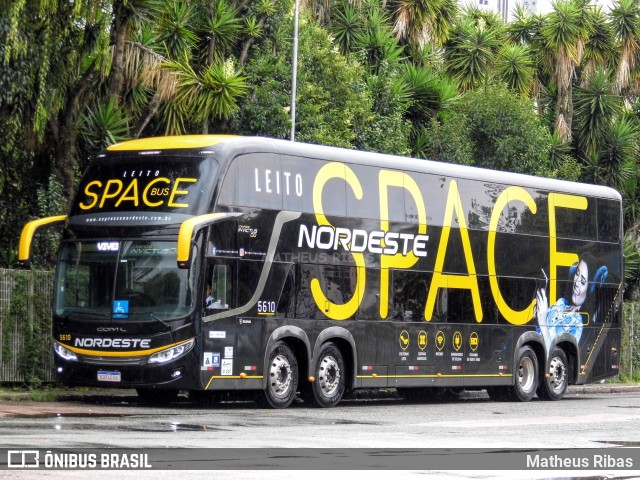 Expresso Nordeste 5610 na cidade de Curitiba, Paraná, Brasil, por Matheus Ribas. Número da foto: #9644008.