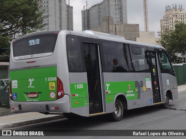 Transcooper > Norte Buss 1 6506 na cidade de São Paulo, São Paulo, Brasil, por Rafael Lopes de Oliveira. ID da foto: 9643205.