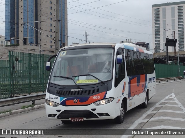 Jumbo Turismo 405 na cidade de São Paulo, São Paulo, Brasil, por Rafael Lopes de Oliveira. Número da foto: #9643147.