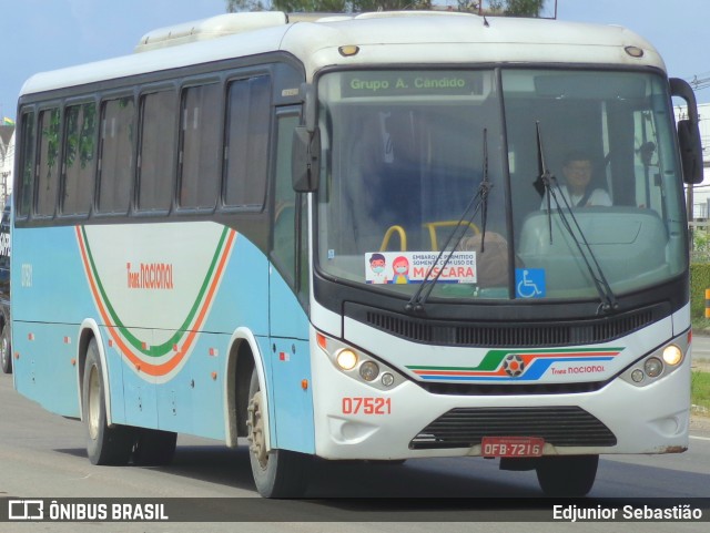 TBS - Travel Bus Service > Transnacional Fretamento 07521 na cidade de Jaboatão dos Guararapes, Pernambuco, Brasil, por Edjunior Sebastião. Número da foto: #9644670.