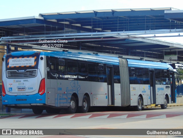BRT Sorocaba Concessionária de Serviços Públicos SPE S/A 3208 na cidade de Sorocaba, São Paulo, Brasil, por Guilherme Costa. ID da foto: 9644867.