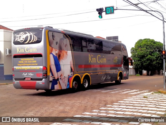 Kin-Guin Turismo e Transporte 1021 na cidade de Presidente Venceslau, São Paulo, Brasil, por Carlos Morais. Número da foto: #9642758.