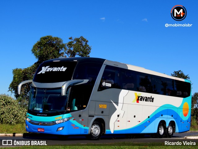 Viação Xavante 14100 na cidade de Brasília, Distrito Federal, Brasil, por Ricardo Vieira. Número da foto: #9643926.