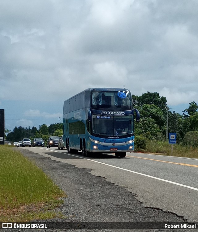 Auto Viação Progresso 6107 na cidade de Entre Rios, Bahia, Brasil, por Robert Mikael. Número da foto: #9646051.