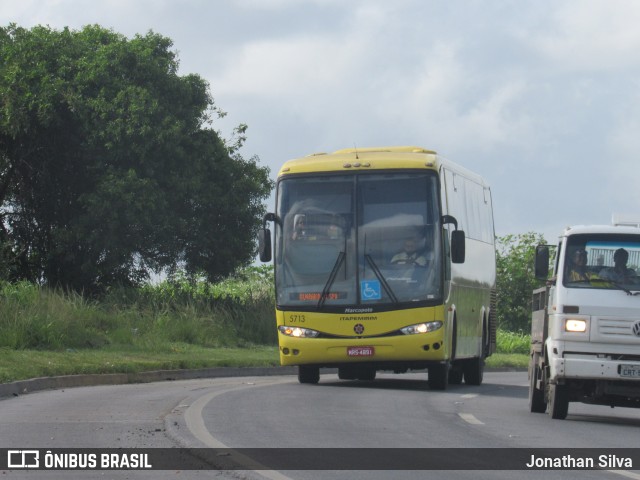 Viação Itapemirim 5713 na cidade de Jaboatão dos Guararapes, Pernambuco, Brasil, por Jonathan Silva. ID da foto: 9646009.