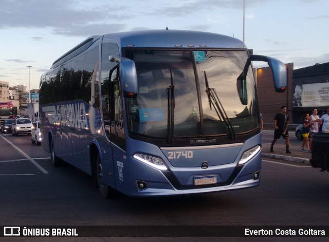 Viação Águia Branca 21740 na cidade de Cariacica, Espírito Santo, Brasil, por Everton Costa Goltara. Número da foto: #9646115.