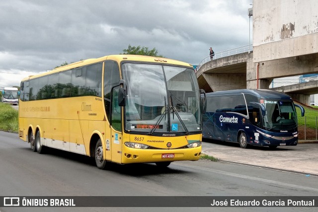 Viação Itapemirim 8657 na cidade de Campinas, São Paulo, Brasil, por José Eduardo Garcia Pontual. Número da foto: #9647161.