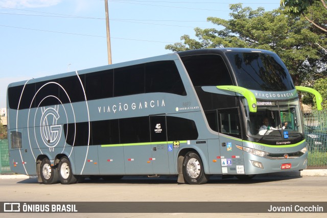Viação Garcia 8693 na cidade de São Paulo, São Paulo, Brasil, por Jovani Cecchin. Número da foto: #9647959.