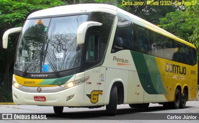 Empresa Gontijo de Transportes 18955 na cidade de São Paulo, São Paulo, Brasil, por Carlos Júnior. ID da foto: 9647651.