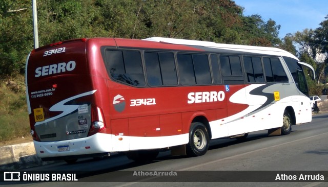 Viação Serro 33421 na cidade de Belo Horizonte, Minas Gerais, Brasil, por Athos Arruda. Número da foto: #9647080.