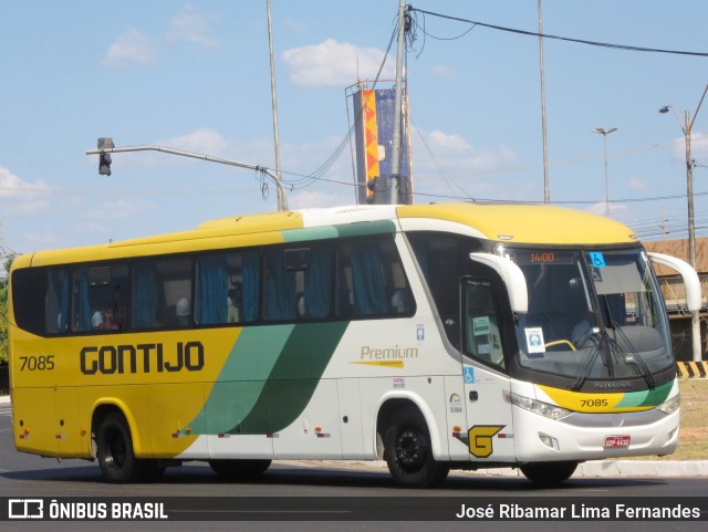 Empresa Gontijo de Transportes 7085 na cidade de Teresina, Piauí, Brasil, por José Ribamar Lima Fernandes. ID da foto: 9647464.