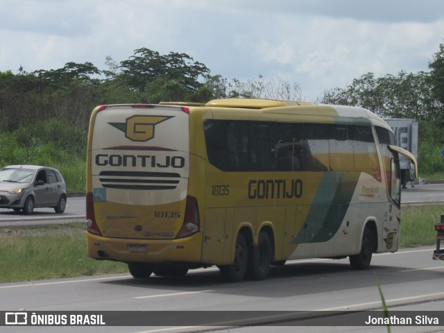 Empresa Gontijo de Transportes 18135 na cidade de Jaboatão dos Guararapes, Pernambuco, Brasil, por Jonathan Silva. ID da foto: 9646013.