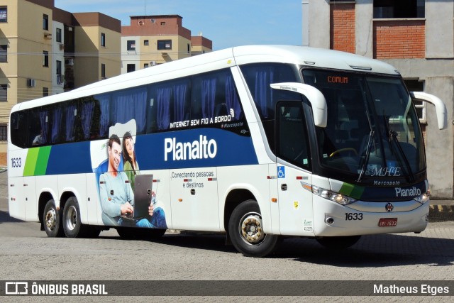 Planalto Transportes 1633 na cidade de Santa Maria, Rio Grande do Sul, Brasil, por Matheus Etges. ID da foto: 9647209.