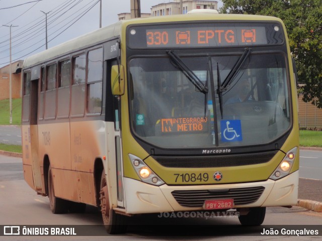 Expresso São José 710849 na cidade de Taguatinga, Distrito Federal, Brasil, por João Gonçalves. ID da foto: 9650319.