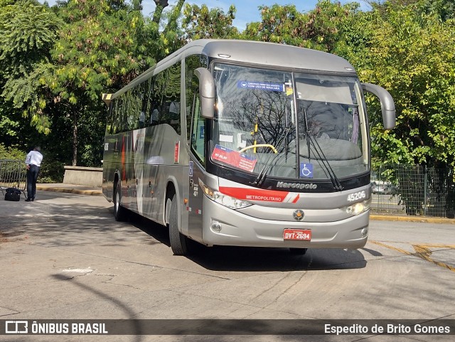 Empresa de Ônibus Pássaro Marron 45206 na cidade de São Paulo, São Paulo, Brasil, por Espedito de Brito Gomes. ID da foto: 9648543.