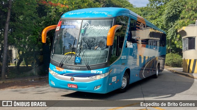 Empresa de Ônibus Pássaro Marron 5873 na cidade de São Paulo, São Paulo, Brasil, por Espedito de Brito Gomes. ID da foto: 9650460.