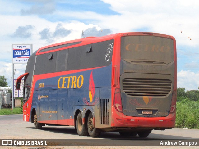Viação Cetro 20018 na cidade de Pirapora, Minas Gerais, Brasil, por Andrew Campos. Número da foto: #9650556.