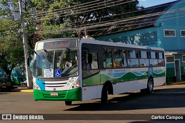 Pioneira Transportes 1035 na cidade de Cascavel, Paraná, Brasil, por Carlos Campos. Número da foto: #9651008.