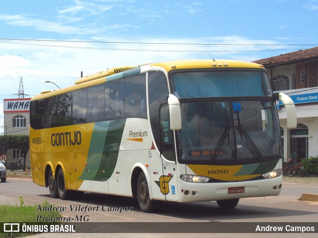 Empresa Gontijo de Transportes 14050 na cidade de Pirapora, Minas Gerais, Brasil, por Andrew Campos. ID da foto: 9650978.