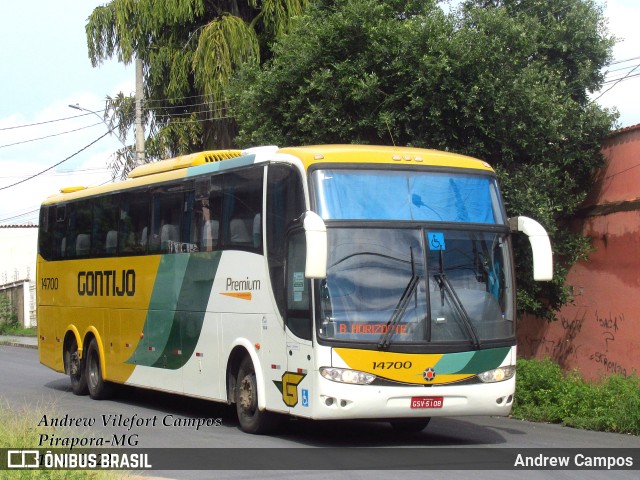 Empresa Gontijo de Transportes 14700 na cidade de Pirapora, Minas Gerais, Brasil, por Andrew Campos. ID da foto: 9650988.