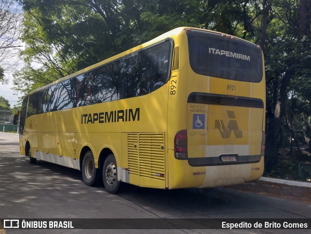 Viação Itapemirim 8921 na cidade de São Paulo, São Paulo, Brasil, por Espedito de Brito Gomes. Número da foto: #9650472.