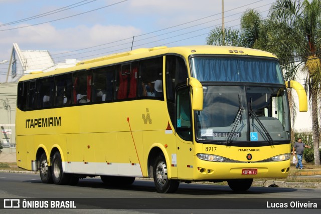 Viação Itapemirim 8917 na cidade de Juiz de Fora, Minas Gerais, Brasil, por Lucas Oliveira. ID da foto: 9651435.