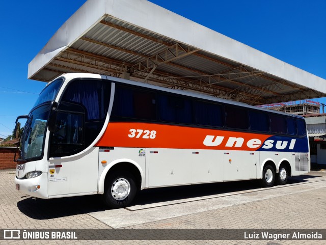 Unesul de Transportes 3728 na cidade de Erechim, Rio Grande do Sul, Brasil, por Luiz Wagner Almeida. Número da foto: #9651735.