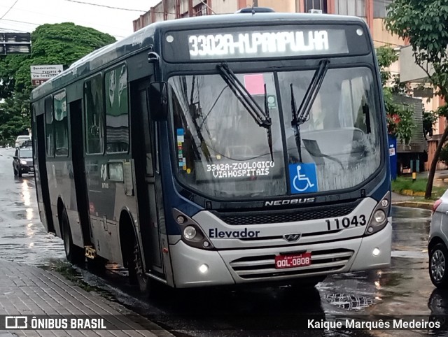 Pampulha Transportes > Plena Transportes 11043 na cidade de Belo Horizonte, Minas Gerais, Brasil, por Kaique Marquês Medeiros . Número da foto: #9648477.
