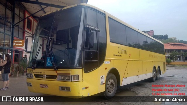 Viação Itapemirim 44203 na cidade de Paraíba do Sul, Rio de Janeiro, Brasil, por Antonio Aleixo. Número da foto: #9648827.