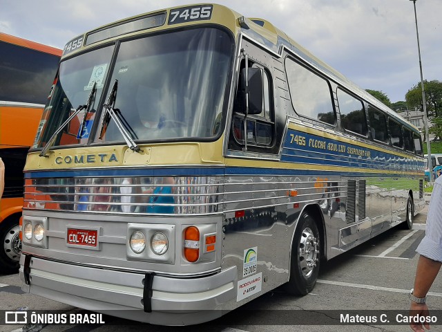 Viação Cometa 7455 na cidade de São Paulo, São Paulo, Brasil, por Mateus C.  Cardoso. Número da foto: #9649212.