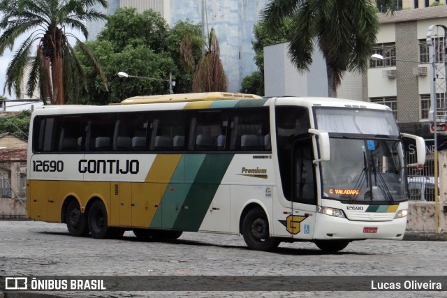 Empresa Gontijo de Transportes 12690 na cidade de Governador Valadares, Minas Gerais, Brasil, por Lucas Oliveira. ID da foto: 9651326.