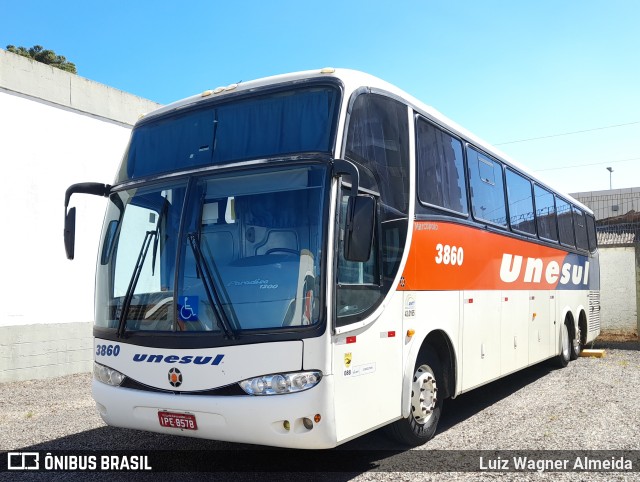 Unesul de Transportes 3860 na cidade de Erechim, Rio Grande do Sul, Brasil, por Luiz Wagner Almeida. Número da foto: #9651813.