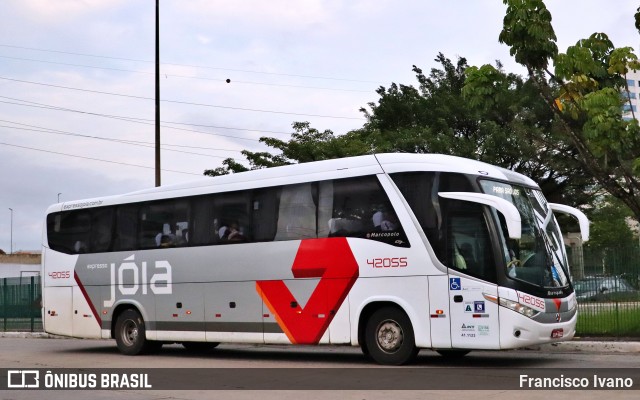 Viação Jóia > Expresso Jóia 42055 na cidade de São Paulo, São Paulo, Brasil, por Francisco Ivano. ID da foto: 9649479.