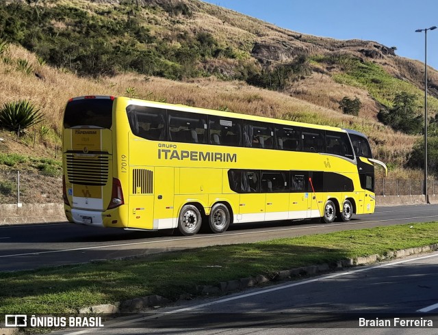 Viação Itapemirim 17019 na cidade de Viana, Espírito Santo, Brasil, por Braian Ferreira. ID da foto: 9649535.